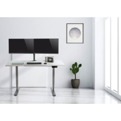 Equip Staffa di montaggio da scrivania articolata per doppio monitor da 13” a 27”