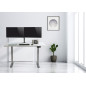 Soporte doble pantalla equip 13 pulgadas -  27 pulgadas inclinable giratorio 360 max 8 kg vesa max 100x100