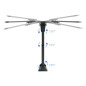 Soporte pared tv tooq lp6055tn - b negro 23 - 55 pulgadas max 30 kg