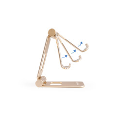 TooQ Keops Supporto passivo Telefono cellulare smartphone, Tablet UMPC Oro