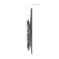 Soporte pared tooq lp4391t - b 43 pulgadas - 90 pulgadas carga maxima 70kg negro