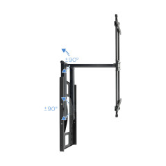 TooQ LP4380XL-B Supporto TV a parete 2,03 m (80") Nero