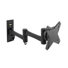 TooQ LP2323TN-B Supporto TV a parete 58,4 cm (23") Nero