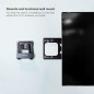Soporte universal de pared tooq para router mini pc reproductor multimedia