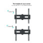 Soporte de pared tooq para pantallas 32 pulgadas -  55 pulgadas
