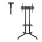 Soporte de suelo tooq para pantalla tv 37 pulgadas - 70 pulgadas negro fs1470m - b