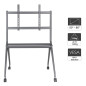 Pedestal movil para suelo ewent ew1542 para tv de 50 pulgadas - 86 pulgadas carga maxima 120kg