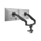Soporte mesa equip vesa hasta 35 pulgadas 100x100 max 20kg doble pantalla negro