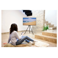 Hama 00220870 Supporto TV a parete 190,5 cm (75") Nero