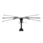 Soporte tv - monitor tooq 23 pulgadas - 55 pulgadas giratorio - inclinable 2 pivotes  lp2255tn - b -  vesa max 400x400 -  inclin