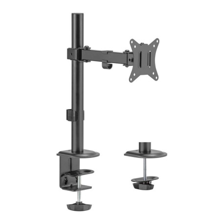 Equip Staffa di montaggio articolata per monitor da scrivania da 17“-32”, nera