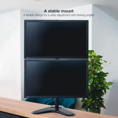 TooQ DB1703TNV-B Supporti a parete per TV 81,3 cm (32") Scrivania Nero