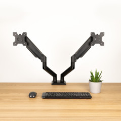 TooQ DB1434TNR-B Supporti a parete per TV 86,4 cm (34") Scrivania Nero