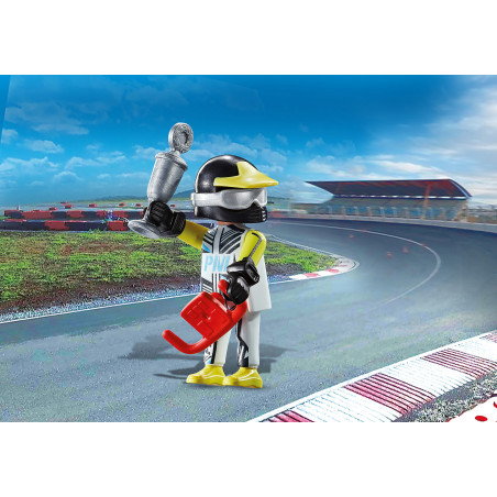 Playmobil piloto de carreras