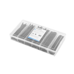 Tubo lanberg termorretractil 100 uds 100mm x15 a 13mm negro