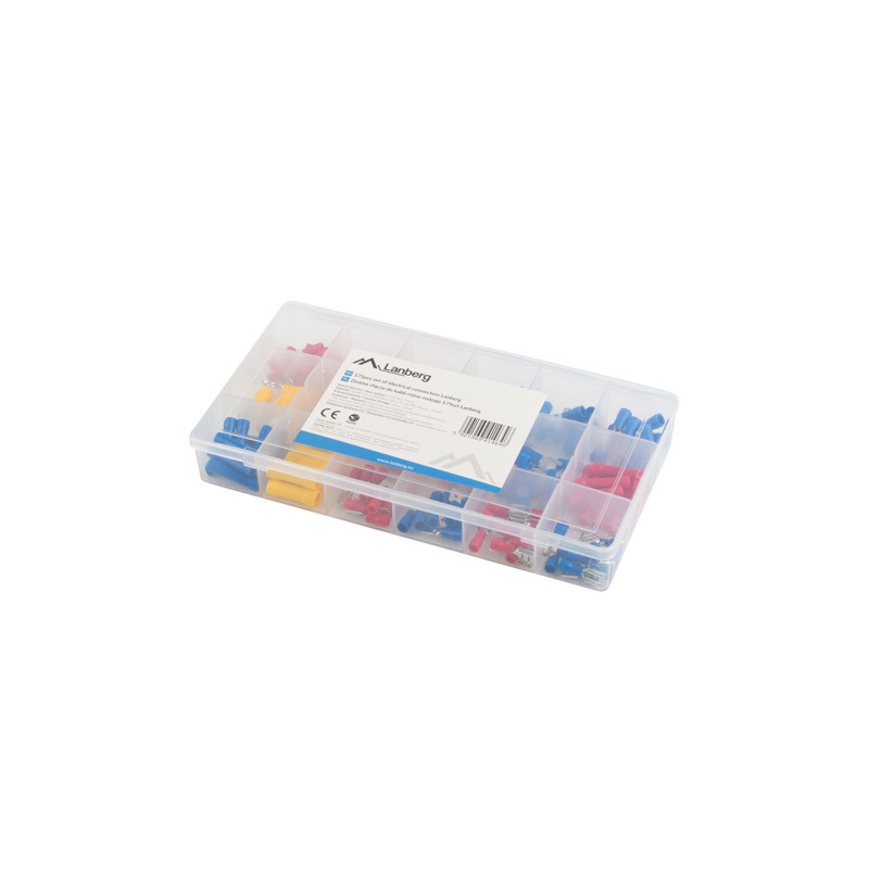 Caja herramientas lanberg 175 terminales electricos 1.25 a 4mm