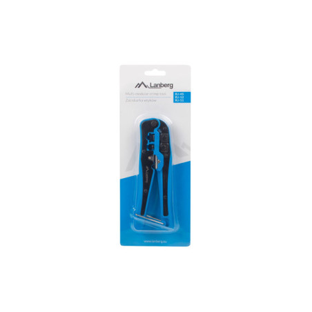 Lanberg NT-0202 pinza crimpatrice Nero, Blu