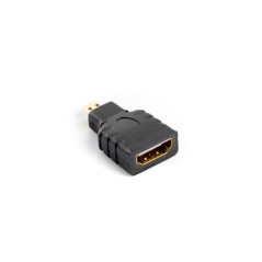 Lanberg AD-0015-BK adattatore per inversione del genere dei cavi HDMI Micro HDMI Nero