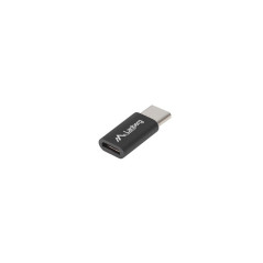 Lanberg AD-UC-UM-02 adattatore per inversione del genere dei cavi USB 2.0 Type C Micro-USB 2.0 Type B Nero