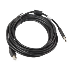 Lanberg CA-USBA-11CC-0050-BK cavo USB USB 2.0 5 m USB B Nero