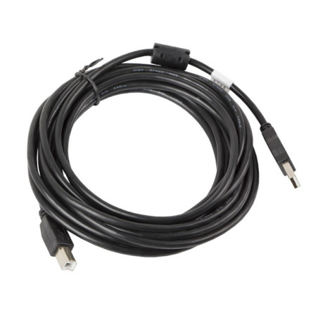 Lanberg CA-USBA-11CC-0050-BK cavo USB USB 2.0 5 m USB B Nero