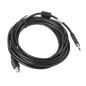 Cable impresora lanberg usb a -  usb b macho - macho ferrita 5m negro