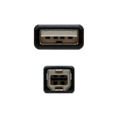 Nanocable 10.01.0105-BK cavo USB USB 2.0 4,5 m USB A USB B Nero