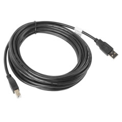 Lanberg CA-USBA-10CC-0050-BK cavo USB USB 2.0 5 m USB B Nero