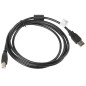 Cable impresora lanberg usb a -  usb b macho - macho ferrita 1.8m negro