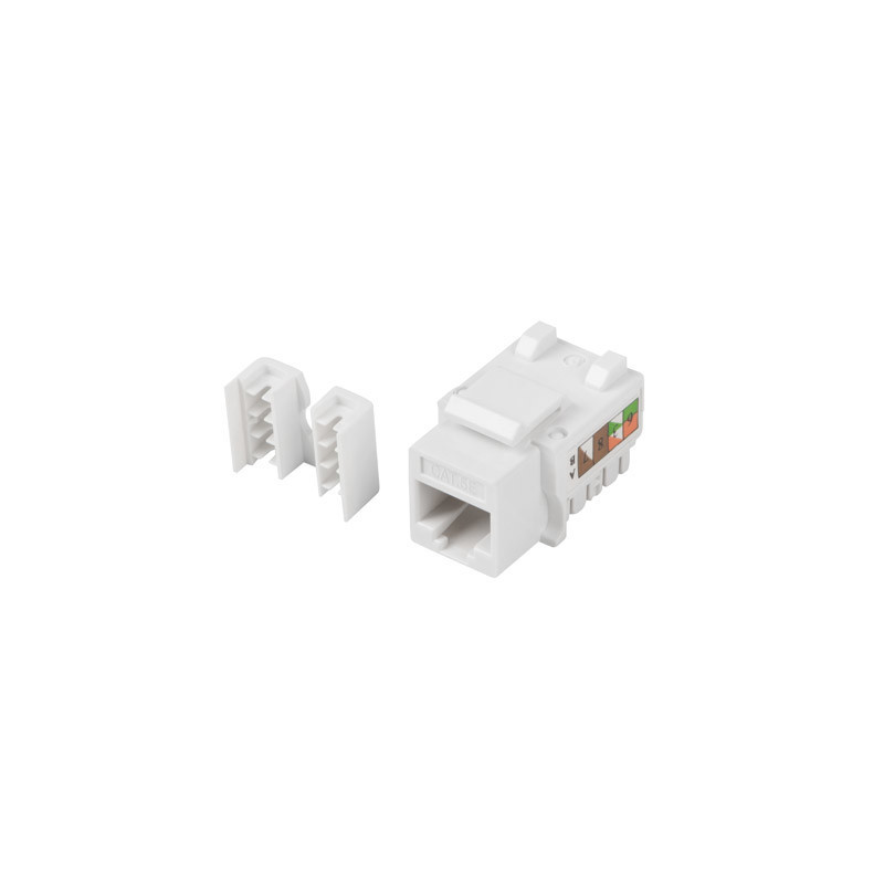Conector keystone lanberg cat 5e utp rj45 90 grados