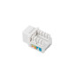 Conector keystone lanberg cat 5e utp rj45 90 grados