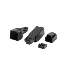 Conector lanberg rj45 cat 6 utp plug 8p8c tool - less