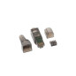 Conector lanberg rj45 cat 6a utp plug 8p8c tool - less