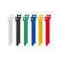 Tiras de velcro lanberg pack 12 uds 12mmx15cm multicolor