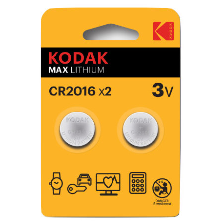 Kodak CR2016 Batteria monouso Litio