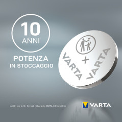 Varta LITHIUM Coin CR2430 (Batteria a bottone, 3V) Blister da 1