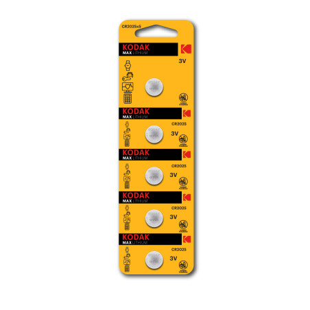 Kodak CR2025 Batteria monouso Lithium-Manganese Dioxide (LiMnO2)