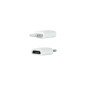 Adaptador lightning a micro usb nanocable -  macho - hembra -   blanco
