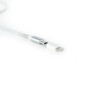 Adaptador lightning a micro usb nanocable -  macho - hembra -   blanco