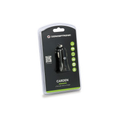 Conceptronic CARDEN04B Caricabatterie per dispositivi mobili Universale Nero Accendisigari Auto