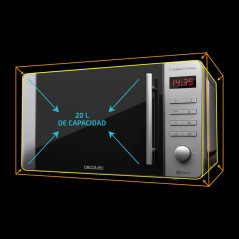 Cecotec ProClean 5110 Inox Acciaio inox Microonde con grill Superficie piana 20 L 700 W