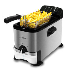 Freidora cecotec cleanfry 3000 pro filter 3l 2400w