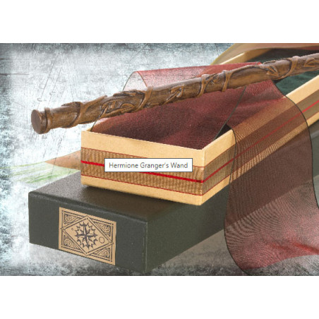 Replica the noble collection harry potter varita de hermione granger caja olivander