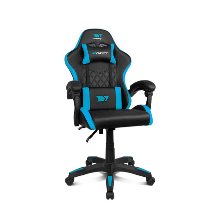 DRIFT DR35BL sedia per videogioco Sedia da gaming per PC Seduta imbottita Nero, Blu