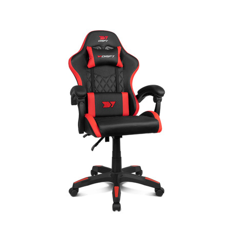 DRIFT DR35BR sedia per videogioco Sedia da gaming per PC Seduta imbottita Nero, Rosso