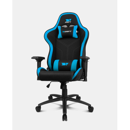 DRIFT DR110BL sedia per videogioco Poltrona per gaming Seduta imbottita Nero, Blu