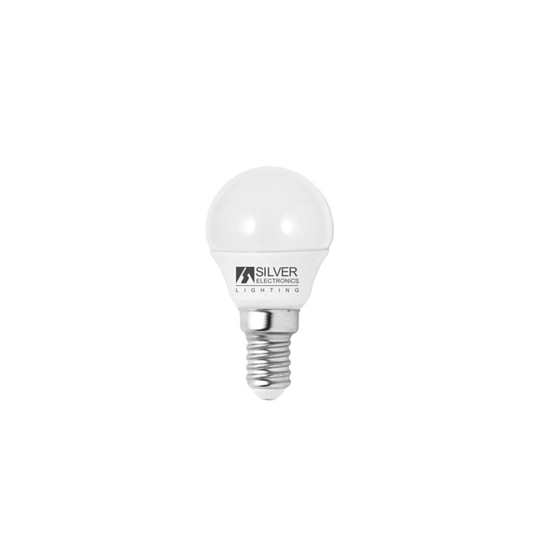 Bombilla led silver electronic eco esferica 5w35w -  e14 -  3000k -  436 lm -  160 -  luz calida -  a+
