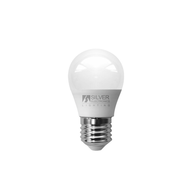 Bombilla led silver electronic eco esferica 5w35w -  e27 -  3000k -  399 lm -  180 -  luz calida -  a+