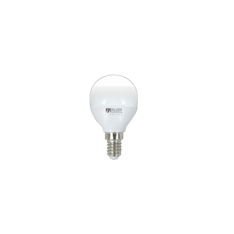 Bombilla led decorativa silver electronis esferica 7w70w -  e14 -  5000k -  620 lm -  luz blanca -  a+