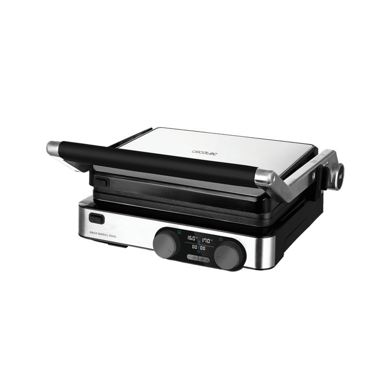 Parrilla cecotec rock grill dual 2000w